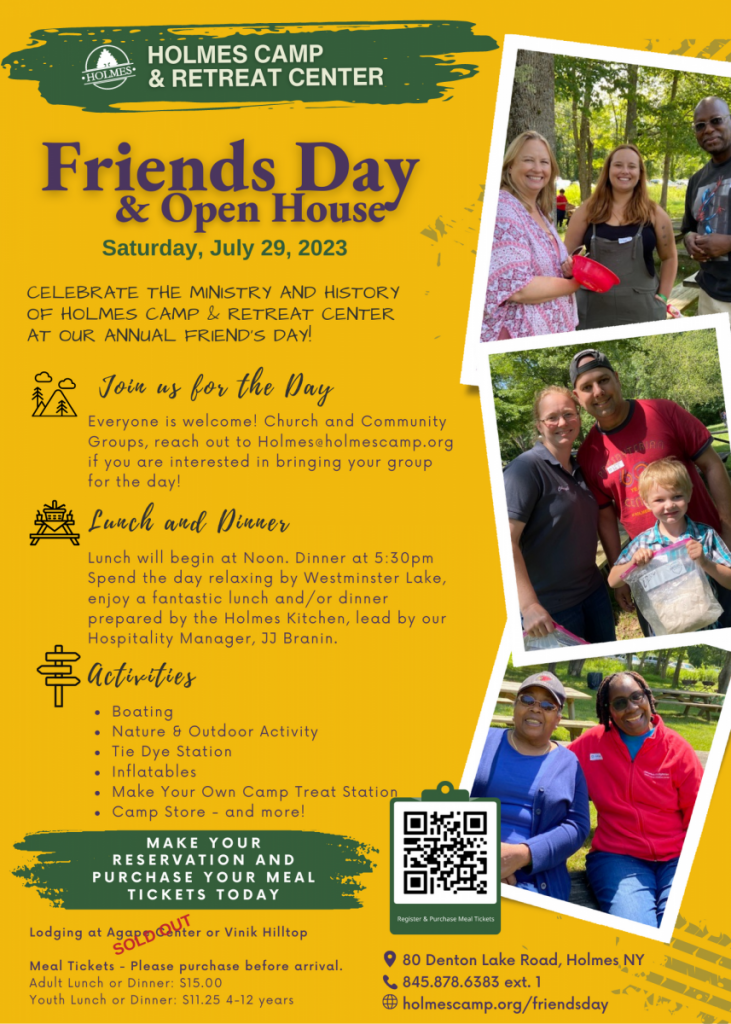 Friends Day – Holmes Camp & Retreat Center